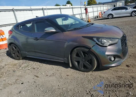 2015 Hyundai Veloster Turbo from USA, damaged, VIN KMHTC6AE6FU216997